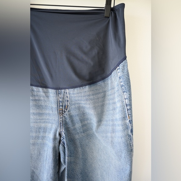 Madewell "Over The Belly Maternity Wide Leg" Jean - Picture 6 of 9